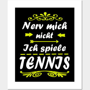 Tennis Sport Tennisschläger Match Platz Ball Posters and Art